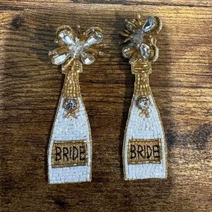 Beaded Bride Earrings